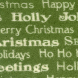 Kiddie Christmas Words Green