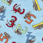 Funky Monkey Counting Blue