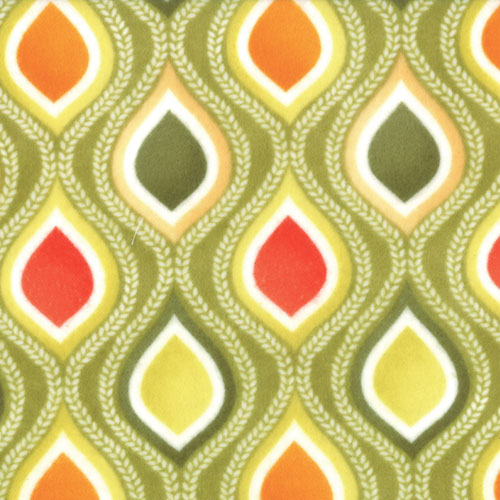 Terrain Seedpod Moss Flannel-Moda Terrain Seedpod Moss Flannel Fabric #27095 16F 