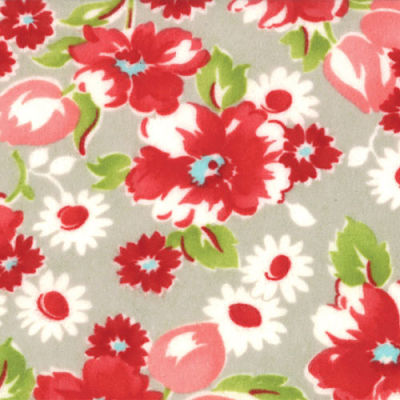 Ruby Swoon Grey Flannel-Ruby Swoon Grey 55030 13F Flannel Fabric