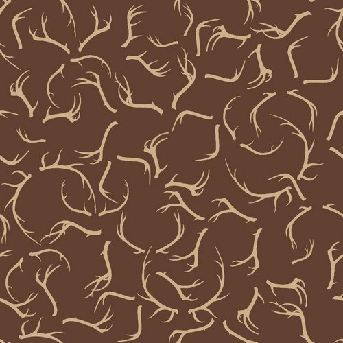 Antlers on Brown