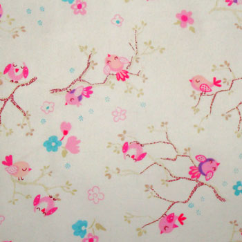 Birdies on Branches Flannel-eugene textiles flannel fabric all star Birdies on Branches