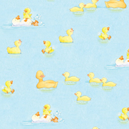 Play Day Pond Ducks' Day Out Flannel-david textiles flannel fabric play day pond cathyloo CL10471F1 Duck Day Out
