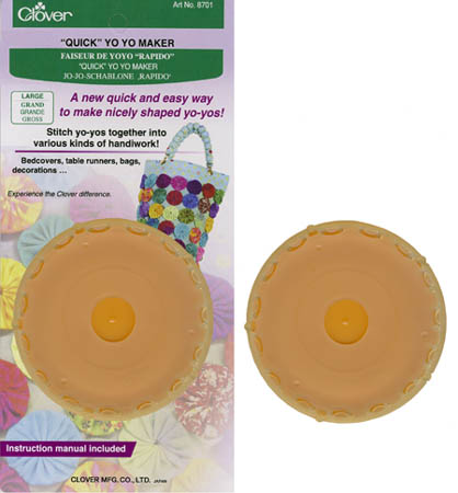 Clover Quick YO YO MAKER Large Round 8701-Clover Quick YO YO MAKER Large Round #8701