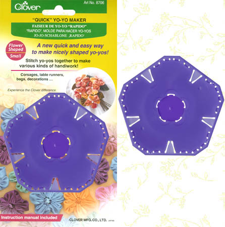Clover Quick YO YO MAKER Small Flower 8706-Clover Quick YO YO MAKER Small Flower #8706