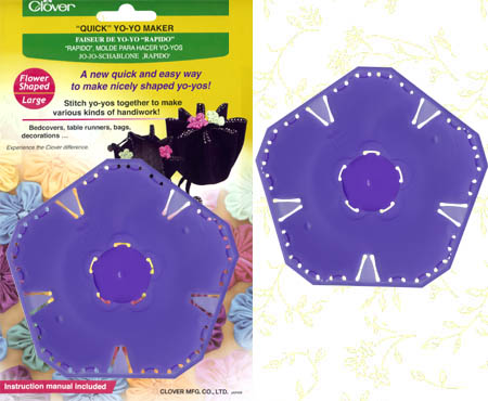 Clover Quick YO YO MAKER Large Flower 8707-Clover Quick YO YO MAKER Large Flower #8707