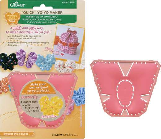 Clover Quick YO YO MAKER Small Butterfly 8710-Clover Quick YO YO MAKER Small Butterfly 8710