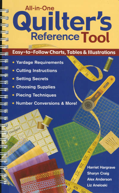 All in One Quilter's Reference Tool Book-quilter reference book