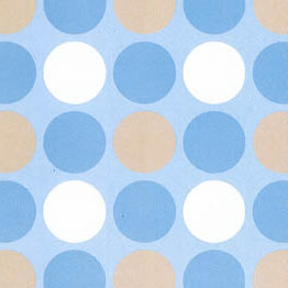 Claire Bella Blue Brown Large Dot