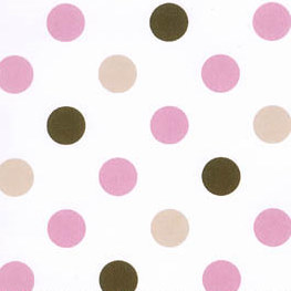 Claire Bella Pink Brown Small Dot