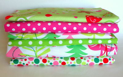Remnant Bundle - Christmas Yule Tree Flannel-flannel fabric remnant bundle christmas colorful yule tree