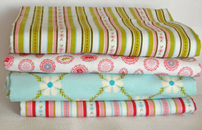 Remnant Bundle - Sweet Divinity Stripe Flannel-flannel fabric remnant bundle sweet divinity riley blake stripe