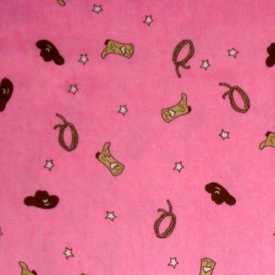 Cowgirl on Pink