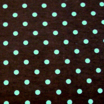 Chic Bebe Brown Blue Polka Dot
