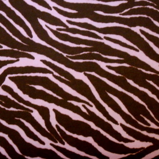 Chic Bebe Pink Brown Zebra Print