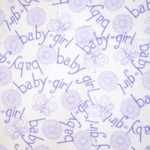 Giggles Baby Girl Lavender Flannel-moda giggles lavender baby girl flannel fabric