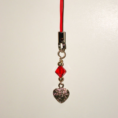 Scissor Pal - Heart with Red Crystal