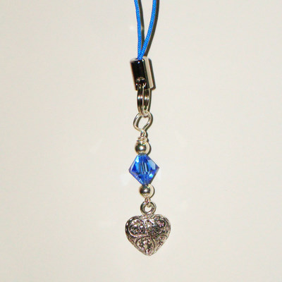 Scissor Pal - Heart with Blue Crystal