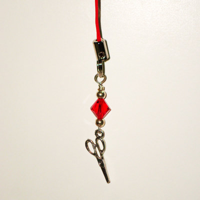 Scissor Pal - Scissors with Red Crystal