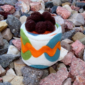 Pin Cushion - Mini Retro Polka Dot-pin cushion mini