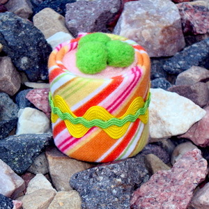 Pin Cushion - Mini Summer Stripe-pin cushion mini summer song stripe