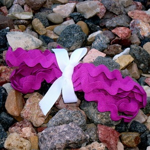 Ric Rac - 3 yards Purple-riley blake designs ric rac cotton purple