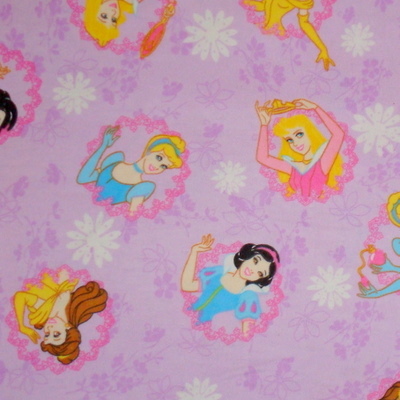 Disney Princess Frames Flannel-flannel fabric springs disney princess frames cinderella belle sleeping beauty snow white