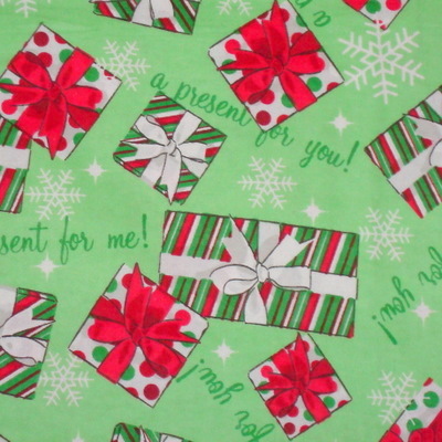 Christmas Presents Flannel-flannel fabric springs christmas presents
