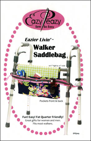 Pattern - Eazier Livin' Walker Saddlebag-Eazier Livin' Walker Saddlebag sewing pattern