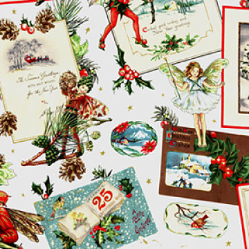 Christmas Greetings Flannel-michael miller flannel fabric christmas greetings