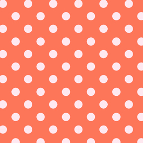Children at Play Dot to Dot Coral Flannel-michael miller Children at Play polka dot coral Flannel Fabric #FD5153 Sarah Jane