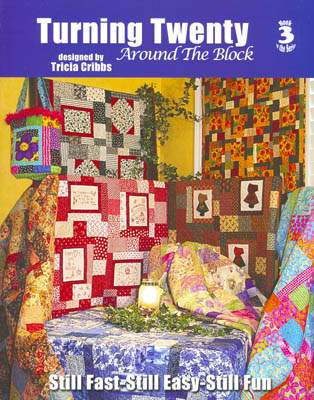 Pattern Book - Turning Twenty Around the Block-turning twenty around block quilt book sewing instruction