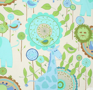 Urban Flannel Animal Friends Blue