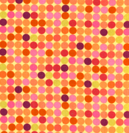 Urban Flannel Dots Orange Flannel-free spirit Urban Flannel fabric Dots FVW12 orange