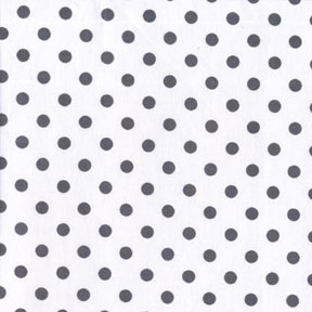 Dumb Dot White Dark Gray Flannel-michael miller flannel fabric polka dot dumb haze white gray charcoal #FX2490