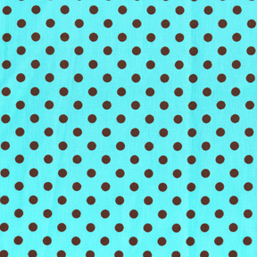 Dumb Dot Ocean Flannel-michael miller flannel fabric ocean aqua dumb dot dark chocolate brown