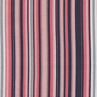 Play Stripe Pink Gray Flannel-michael miller flannel fabric Play pink gray stripe #FX3137