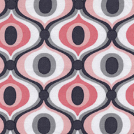 Feeling Groovy Pink Gray Flannel-michael miller flannel fabric feeling groovy pink Gray polka #FX3359 retro