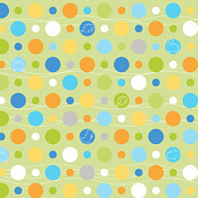 Babysaurus Big Dino Dots Green Flannel-blend fabrics flannel babysaurus baby dinosaur dino polka dot green 106.101.05.1F