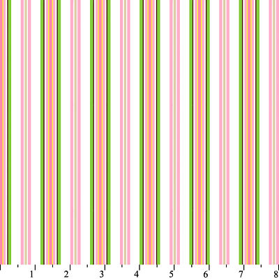 Happy Stripe Pink Green Flannel-david textiles flannel fabric happy stripe pink green HM-9007-9F