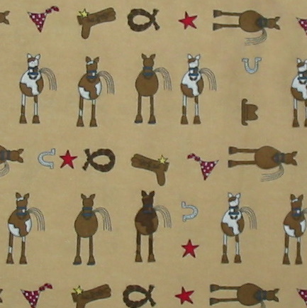 Spotted Horse on Tan