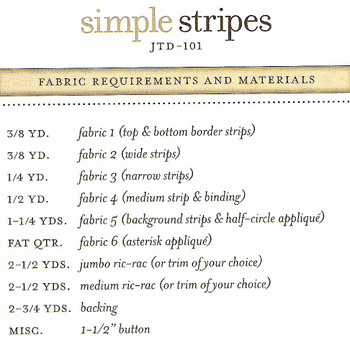 Pattern - Simple Stripes Quilt by Jody Taylor-quilt pattern flannel jody taylor sewing cotton applique simple stripes JTD-101