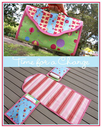 Pattern - Time for a Change by Sew Little-Sewing pattern sew little baby diaper changing pad time for change