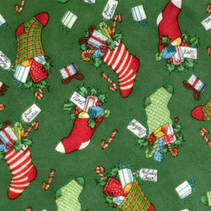 Kiddie Christmas Stockings Green
