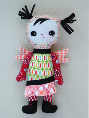 Pattern - Freya Doll Softie by Melly and Me-Sewing pattern melly and me softie freya doll