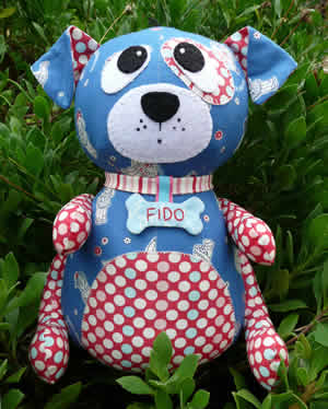 Pattern - Fido Softie by Melly and Me-Sewing pattern melly and me softie fido dog