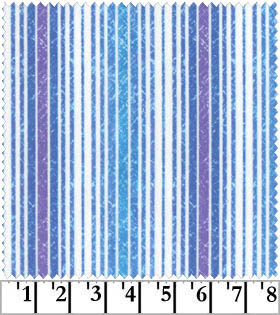Ice Garden Blue Verigated Stripe Flannel-Flannel Fabric maywood studio f7994 verigated stripe blue ice garden