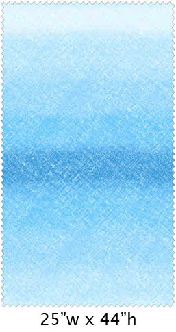 Ice Garden Blue Ombre Floral Flannel-Flannel Fabric maywood studio f7995 ombre blue ice garden