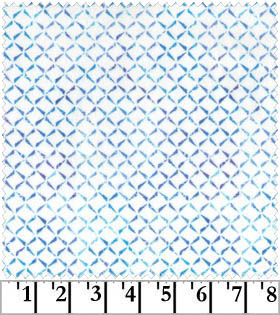 Ice Garden Blue Verigated Waffle Floral Flannel-Flannel Fabric maywood studio f7998 verigated waffle blue ice garden