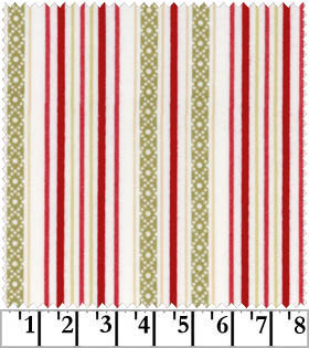 Winter Palace Stripe Flannel-Flannel Fabric maywood studio f8077 red olive green stripe winter palace